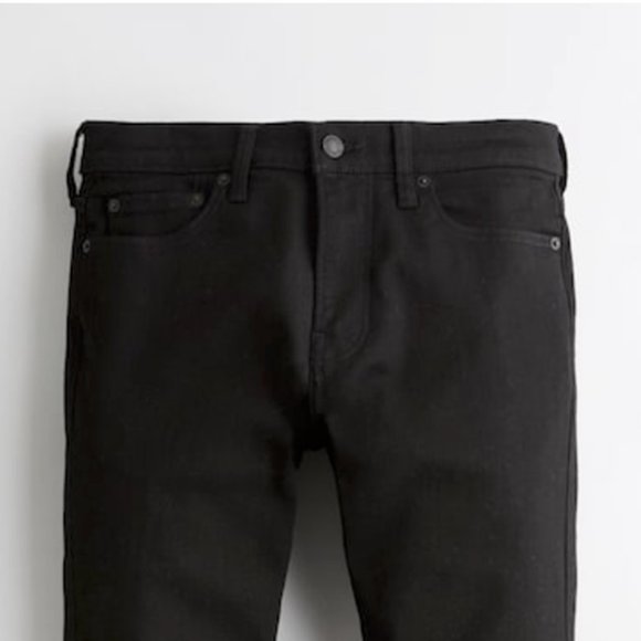Hollister Men's No Fade Black Super Skinny Jeans size w32  L34 - Picture 4 of 7